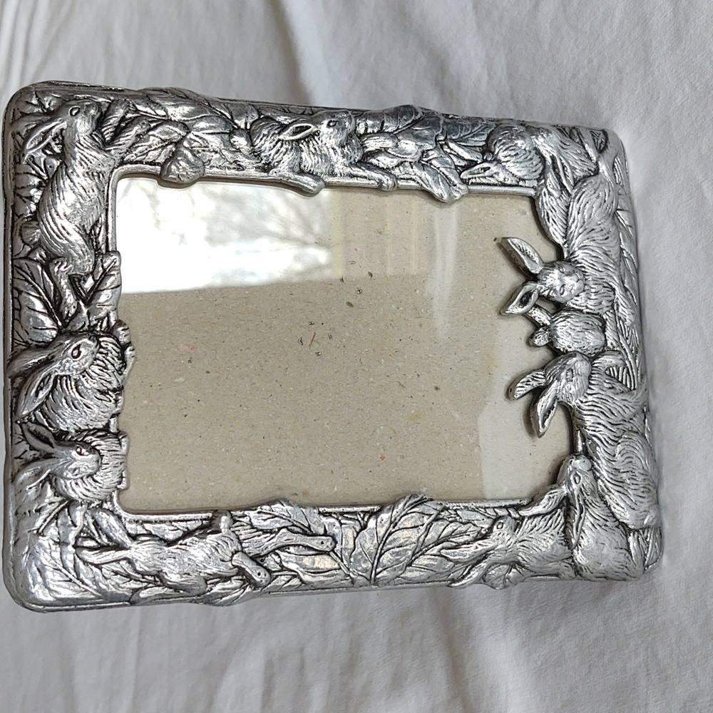 Vintage Arthur Court Rabbit Picture Frame